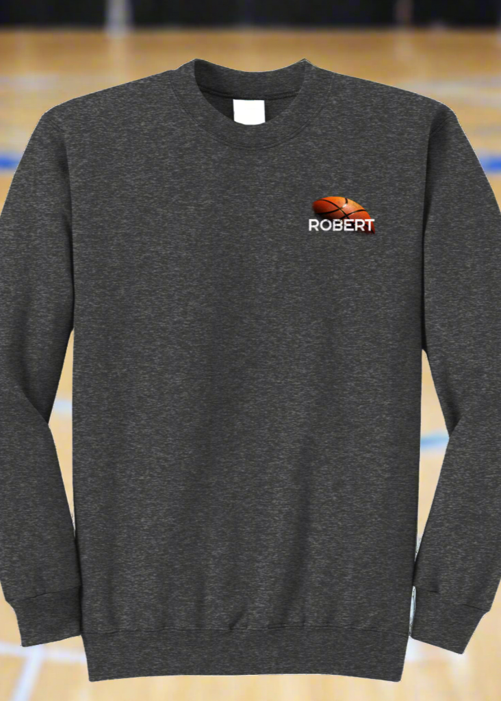 Custom Basketball Sweatshirt – Personalized Team Mascot and Player Name