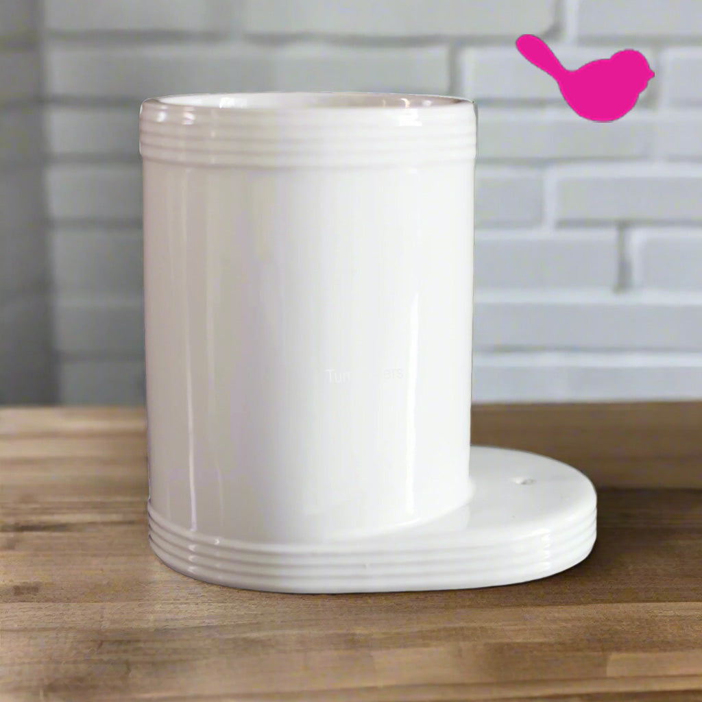 Nora Fleming Base Utensil Crock Pinstripes