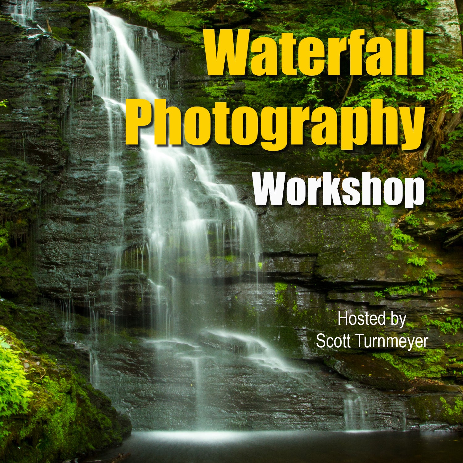 Waterfall photography workshop in Shenandoah National Park near Front Royal VA with photographer Scott Turnmeyer