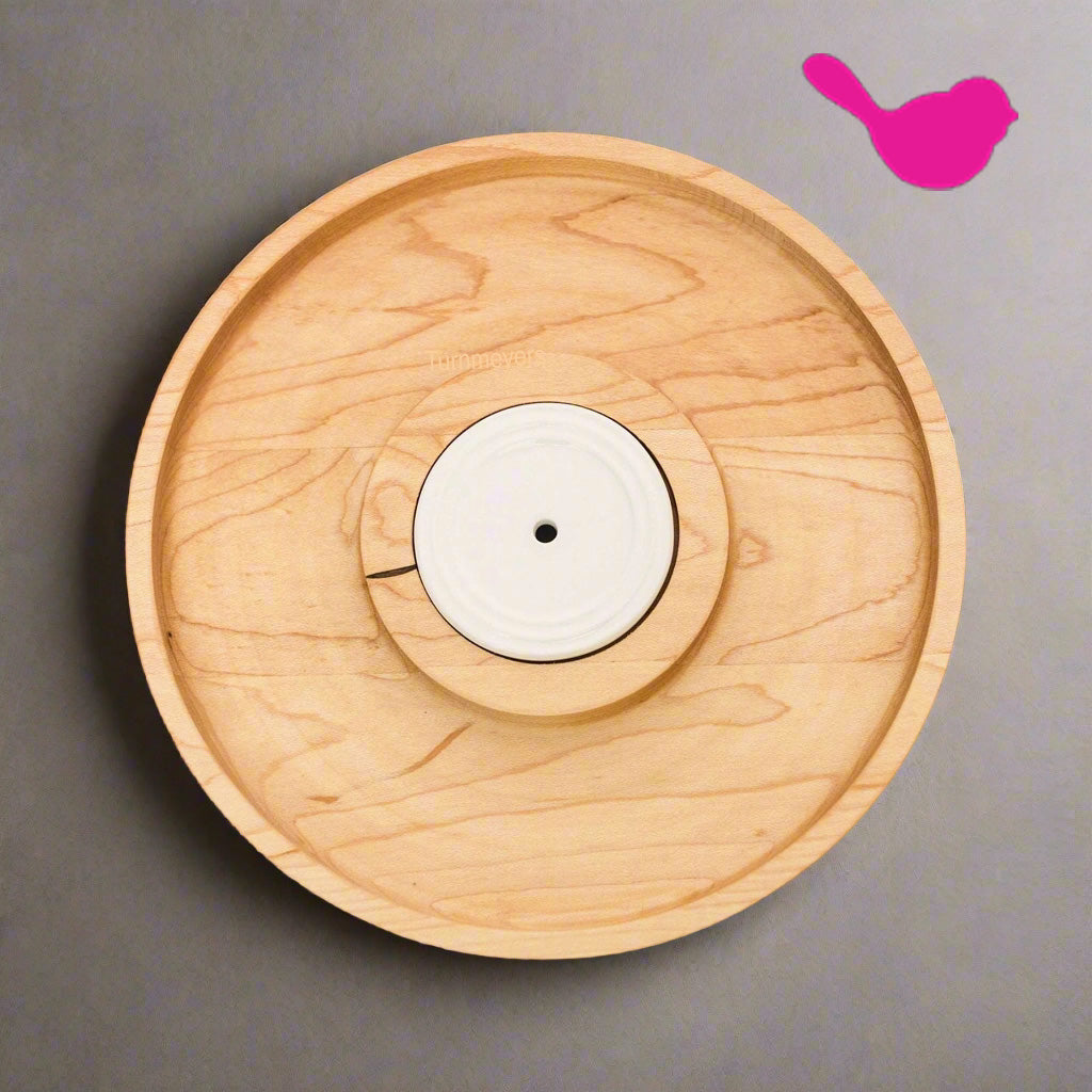 Nora Fleming Base Maple Round Cracker Tray