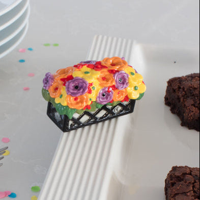 Nora Fleming Mini Love Blooms Here Window Flower Box