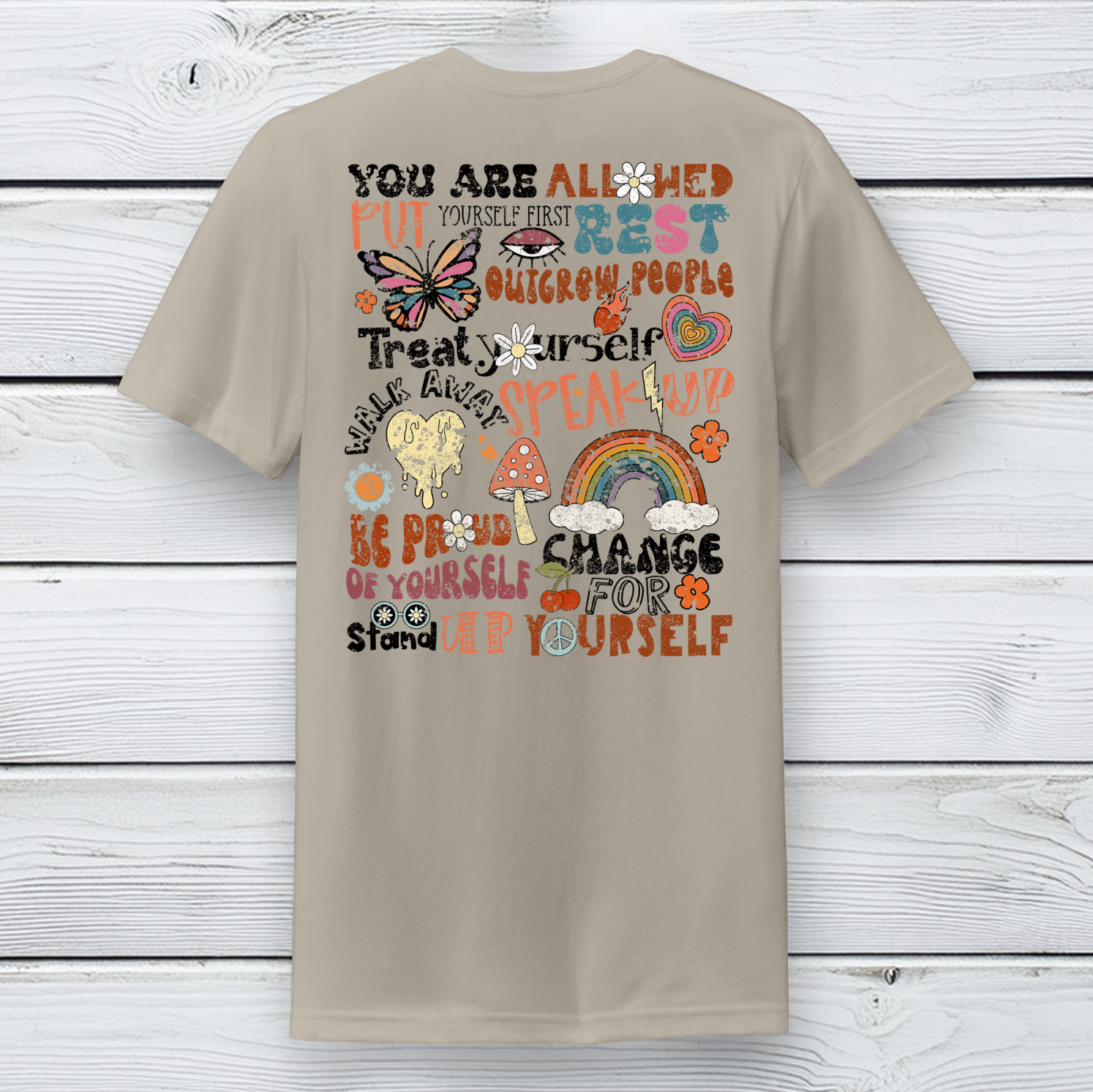 Back Porch Apparel Retro "You Are Allowed to Thrive" Unisex T-Shirt