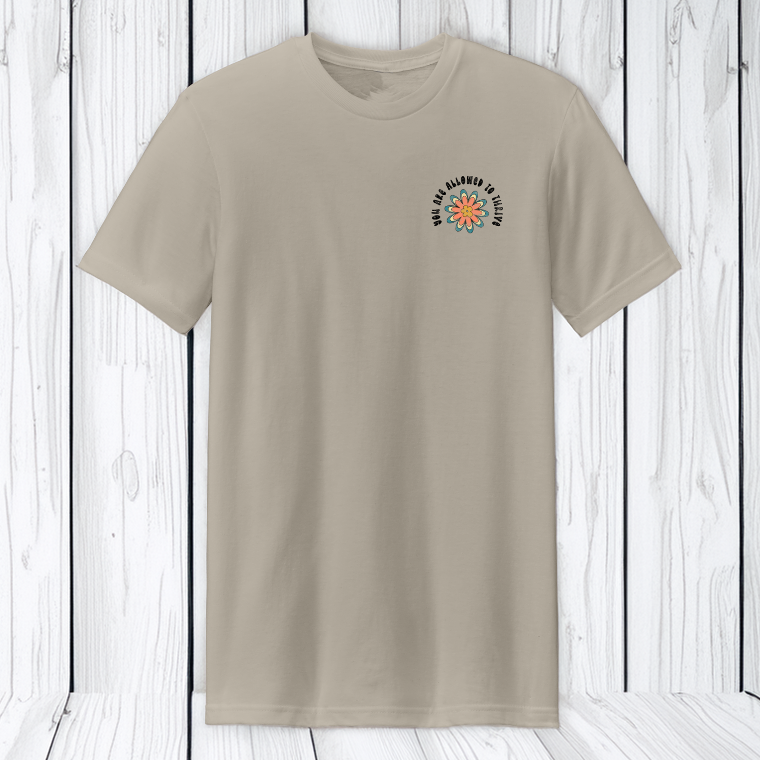 Back Porch Apparel Retro "You Are Allowed to Thrive" Unisex T-Shirt