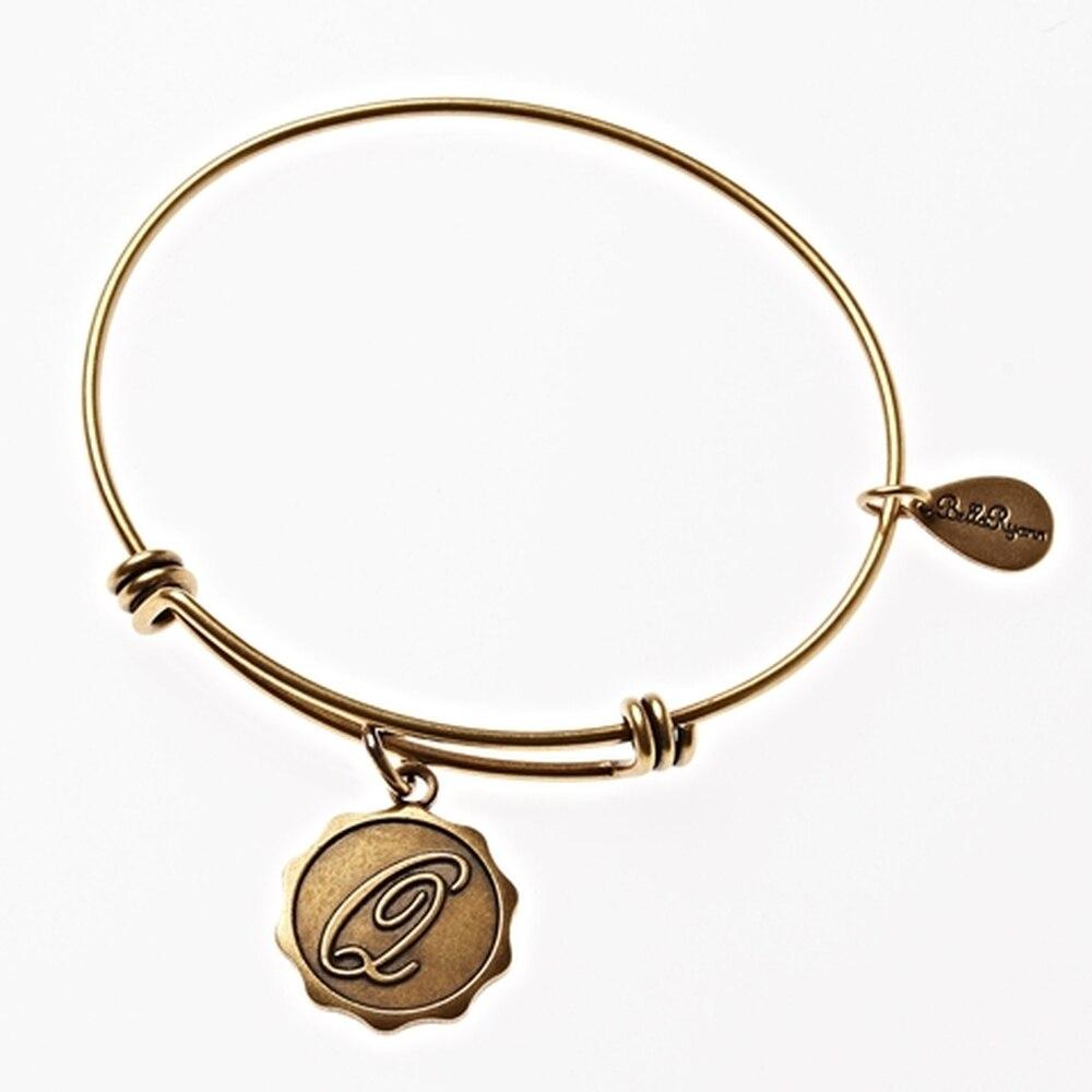 Bella Ryann Bangle Bracelet - Letter Q - Turnmeyer Galleries