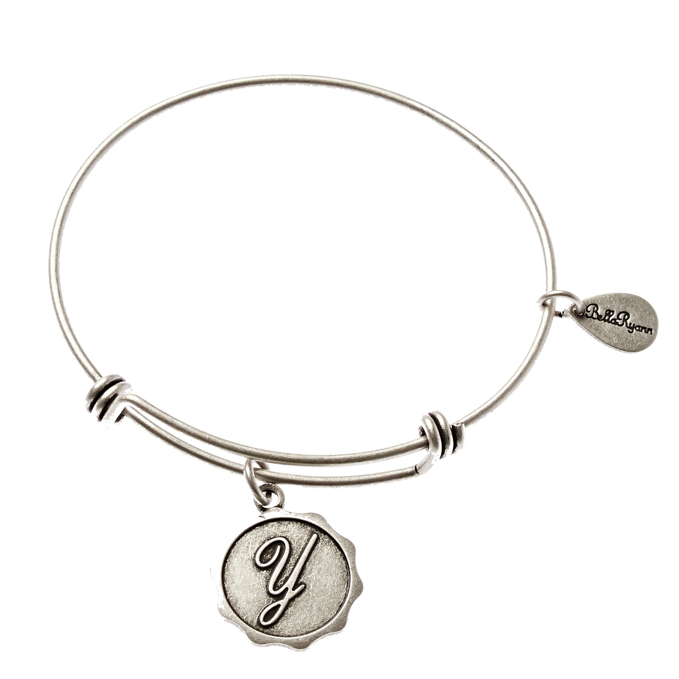 Bella Ryann Bangle Bracelet - Letter Y - Turnmeyer Galleries