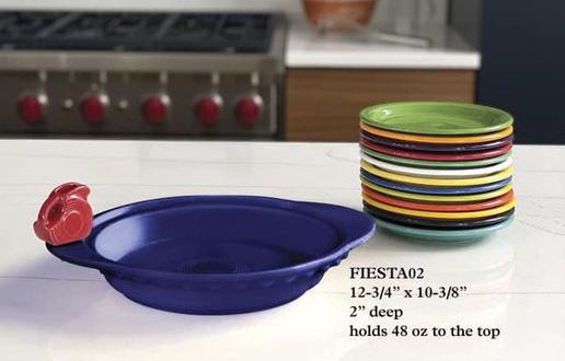 Fiesta Pie Plate & Disk Pitcher Mini by Nora Fleming - Turnmeyer Galleries