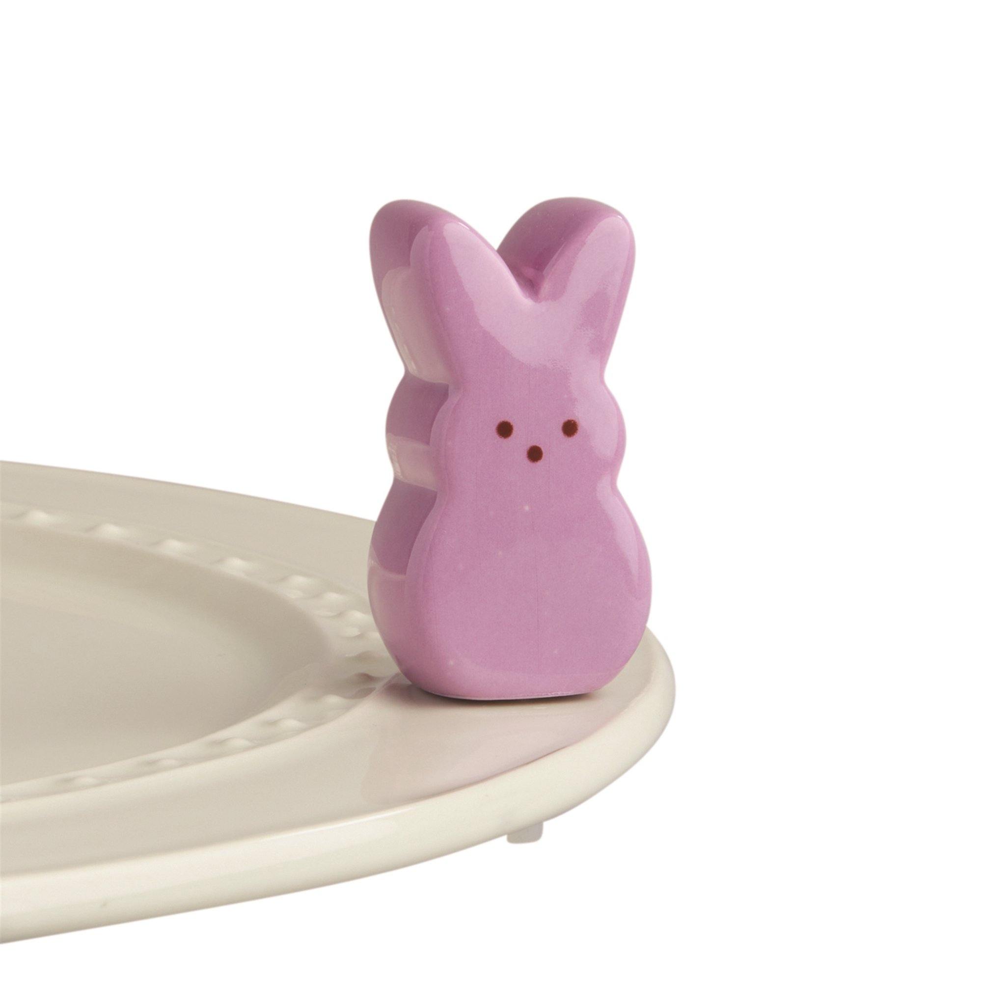 Purple Peeps Bunny Mini by Nora Fleming - Turnmeyer Galleries