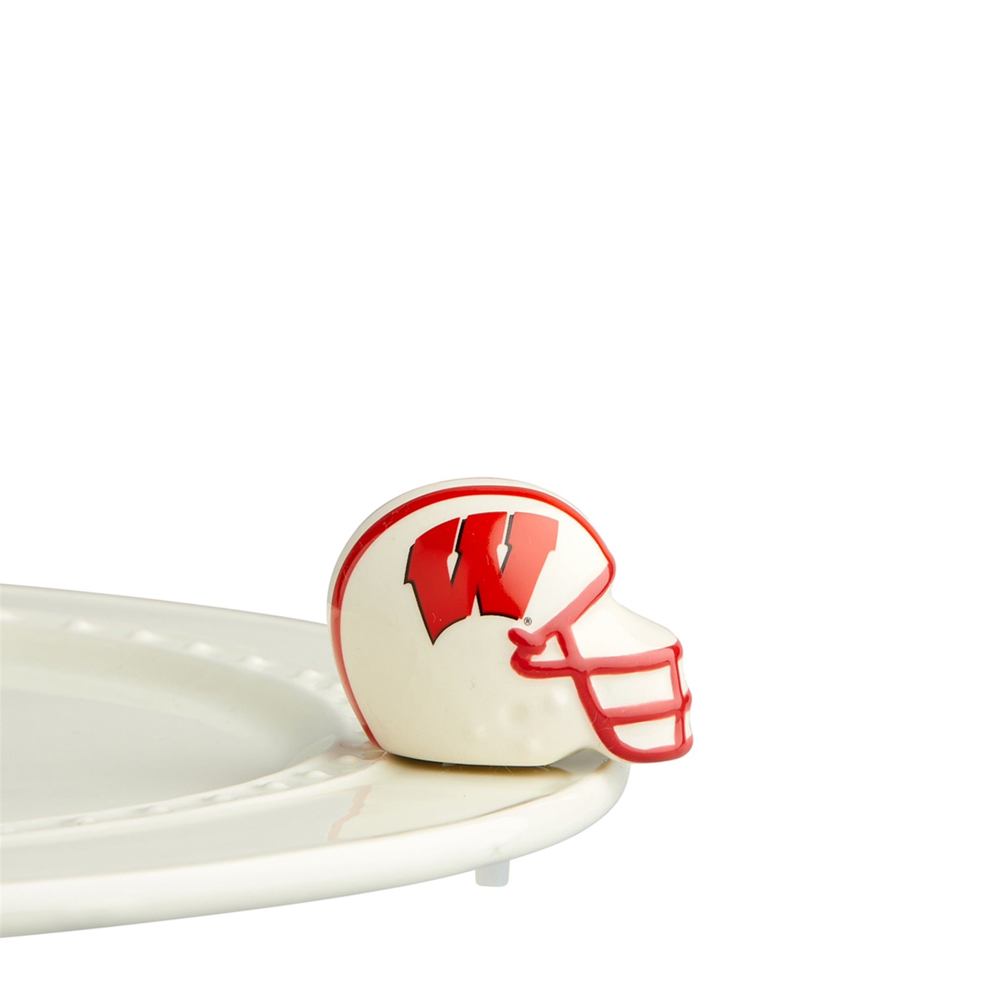 Nora Fleming Mini University of Wisconsin Helmet