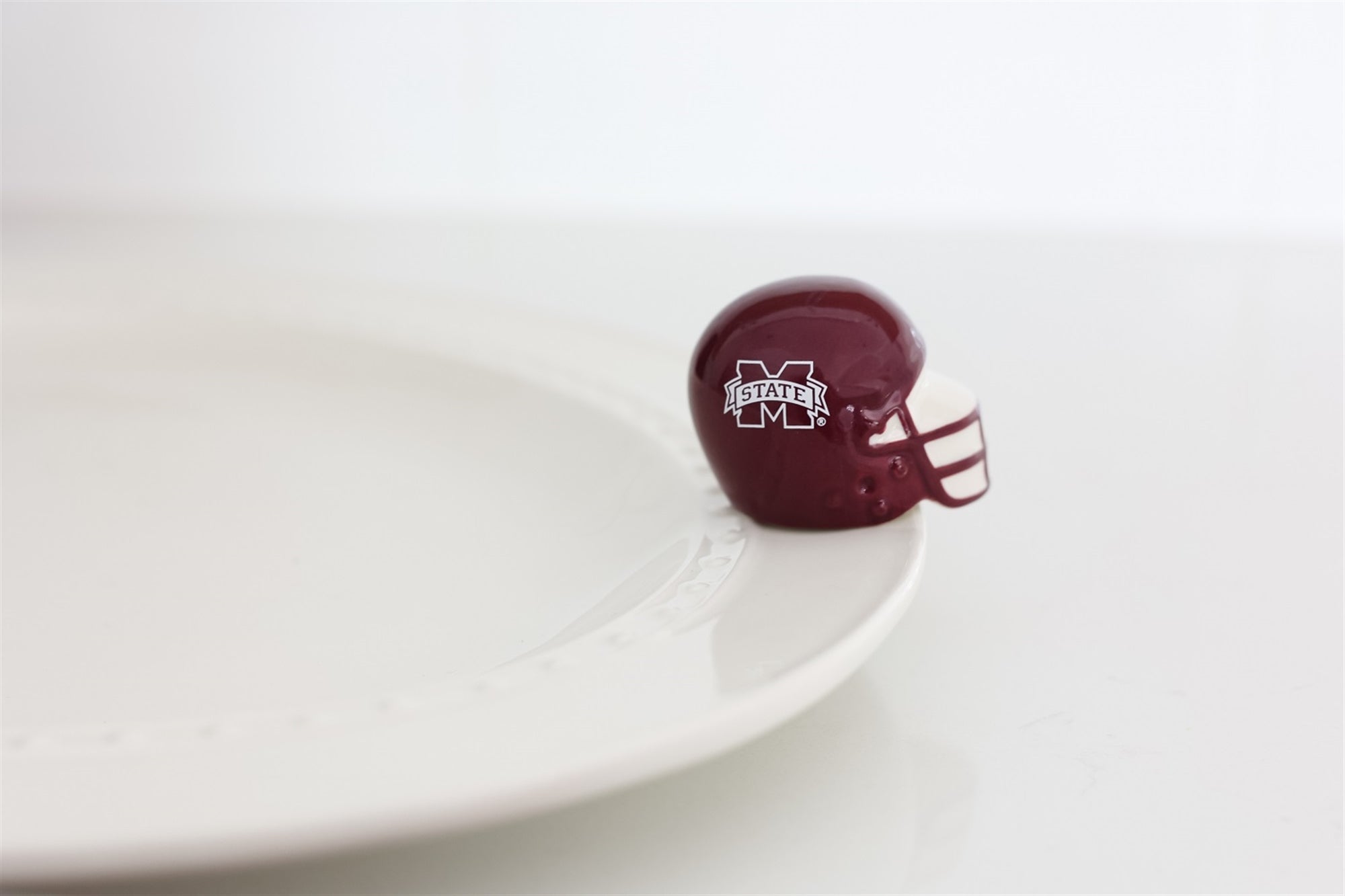 Nora Fleming Mini Mississippi State University Helmet