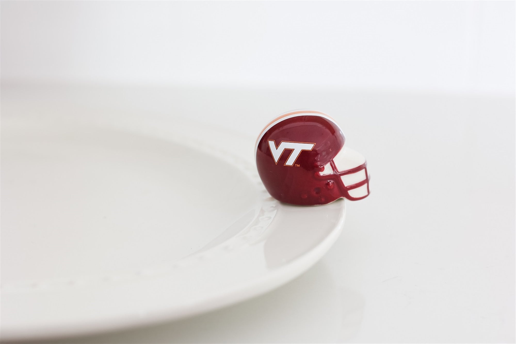 Nora Fleming Mini Virginia Tech Helmet