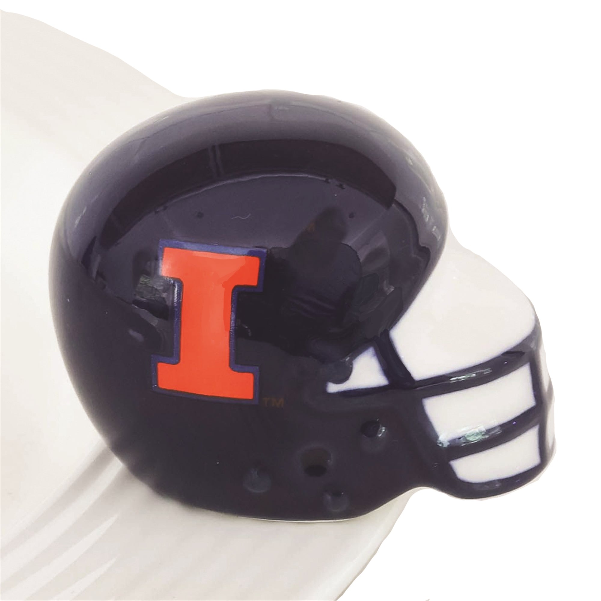 Nora Fleming Mini University of Illinois Helmet
