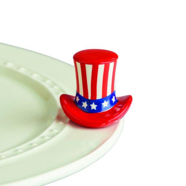 Home Of The Free Uncle Sam Hat Mini by Nora Fleming - Turnmeyer Galleries