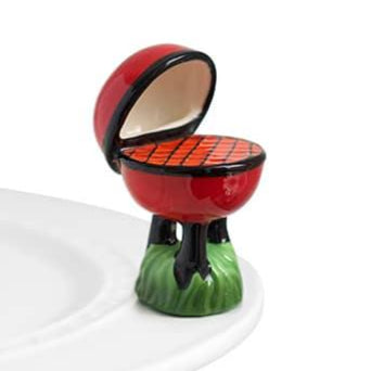 Hot Stuff! BBQ Grill Mini by Nora Fleming - Turnmeyer Galleries