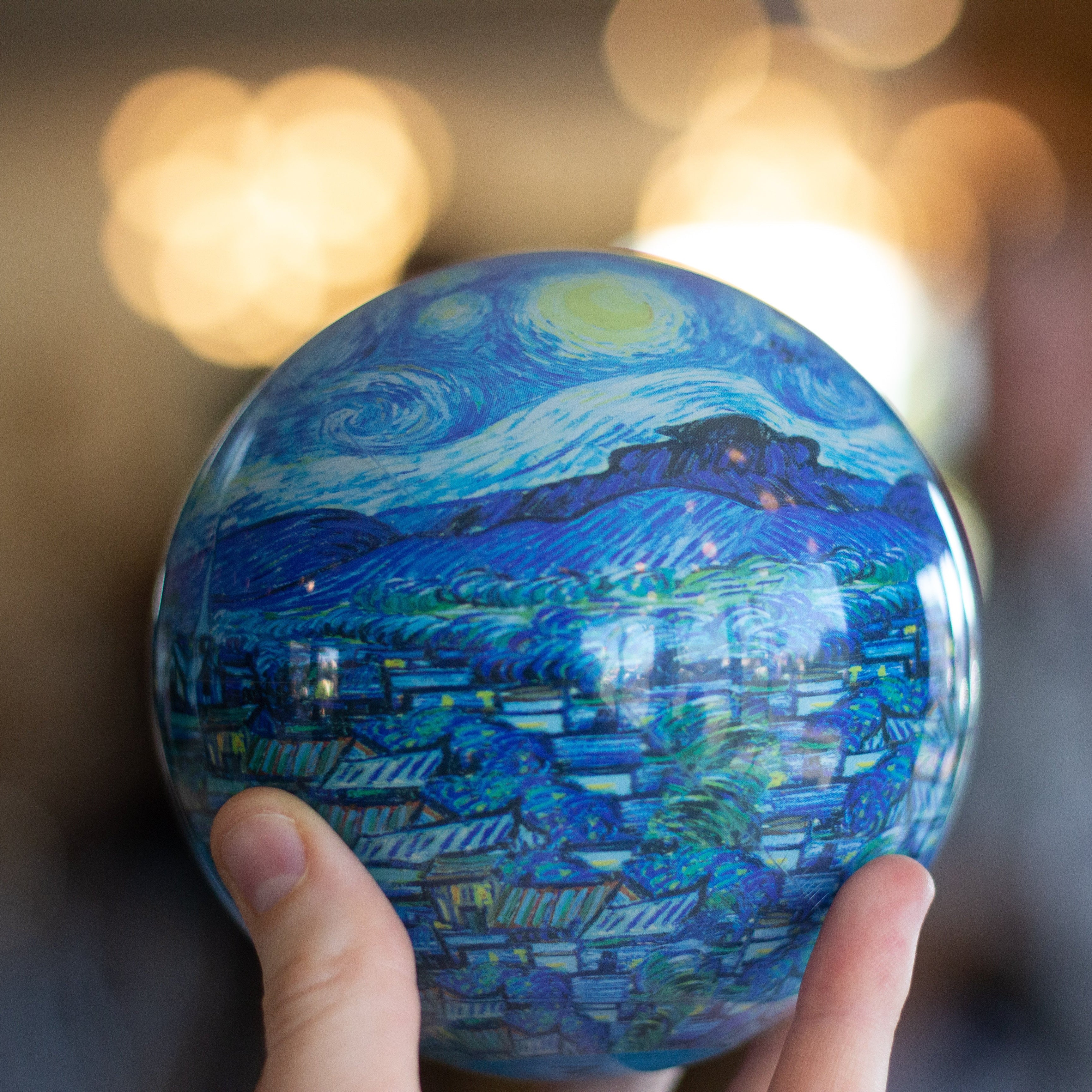 MOVA Van Gogh Starry Night Solar Powered Spinning Globe