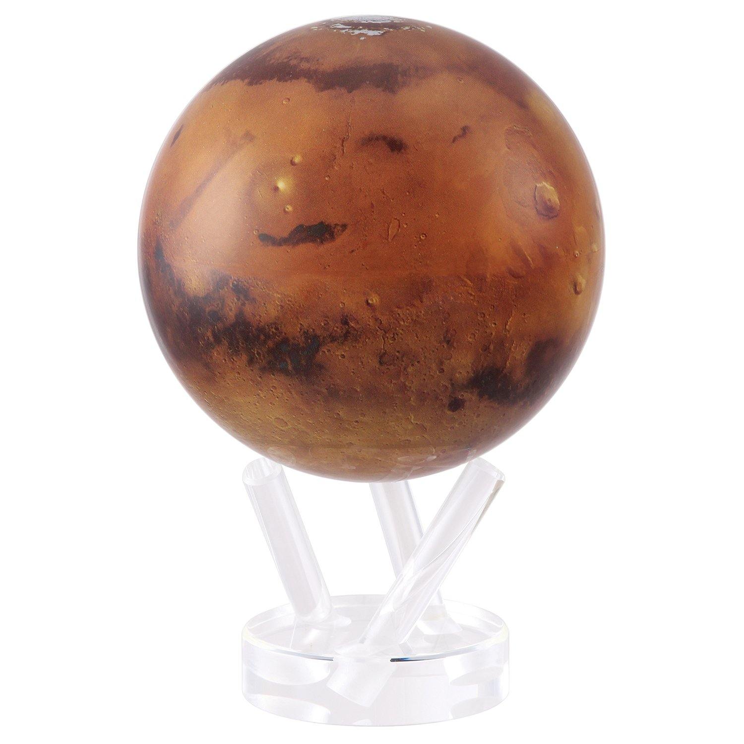 MOVA Planet Mars Solar Powered Spinning Globe
