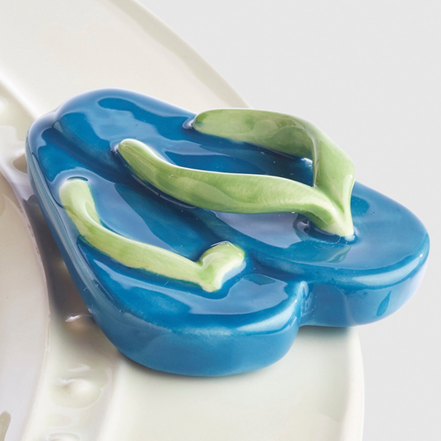 Nora Fleming Mini - Sunning and Funning Flip Flops