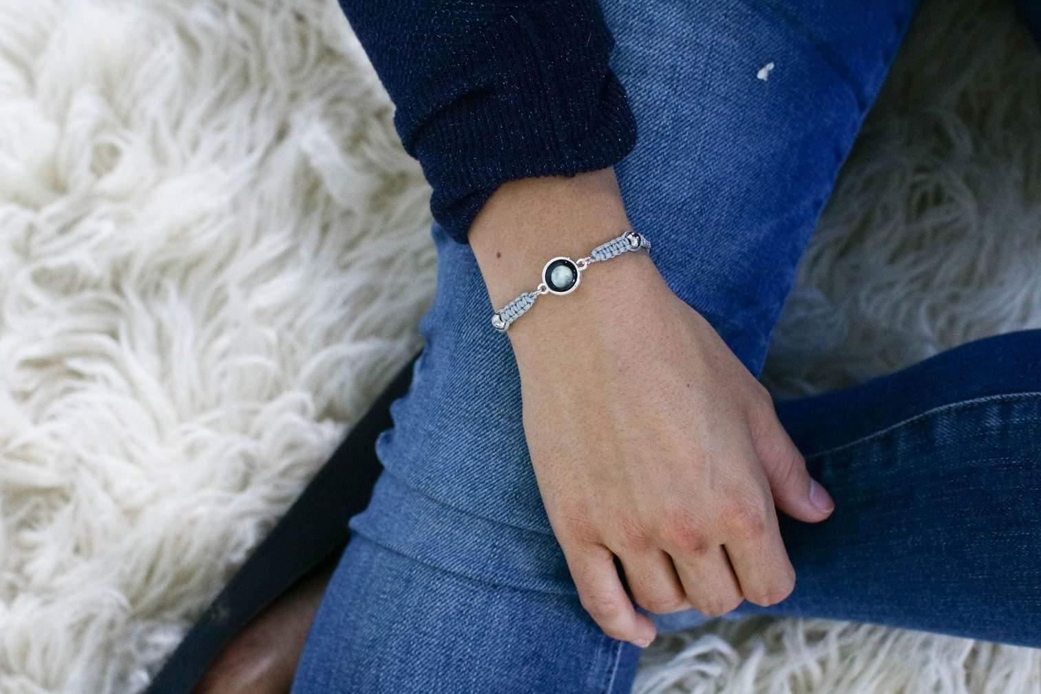 Moonglow Milestone Rope Bracelet in Grey - Turnmeyer Galleries