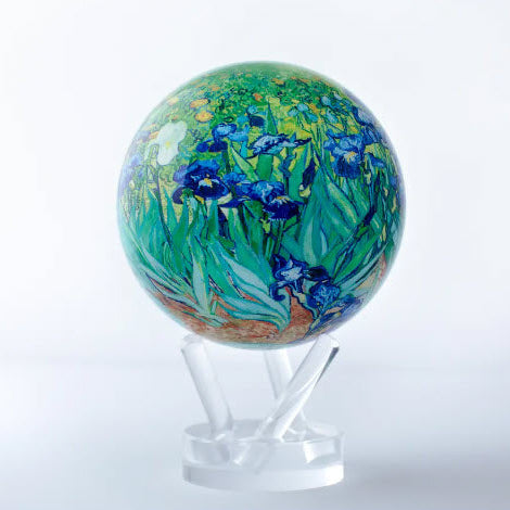 MOVA Van Gogh Irises Solar Powered Spinning Globe