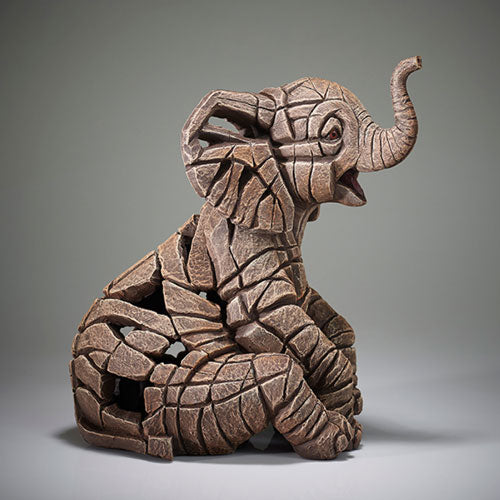 Edge Sculpture Elephant Calf Statue