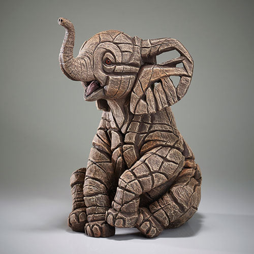 Edge Sculpture Elephant Calf Statue