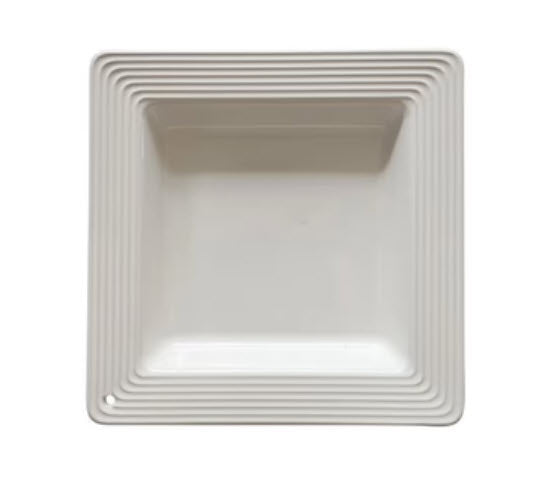 Nora Fleming Pinstripes Square Pedestal Serving Dish main image 1