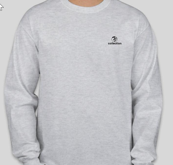 Reach for the Stars Long Sleeve Performance Polyester Tshirt - Silver - Turnmeyer Galleries