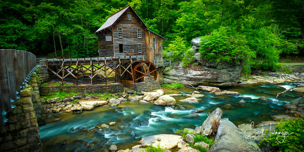 The Glad Creed Grist Mill in Babcock State Park near Beckley, West Virginia fine art photograph by Scott Turnmeyer