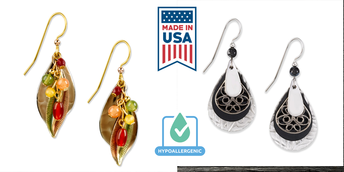 Discover the Beauty of Silver Forest Earrings: Handcrafted, Hypoallergenic, and Made in the USA