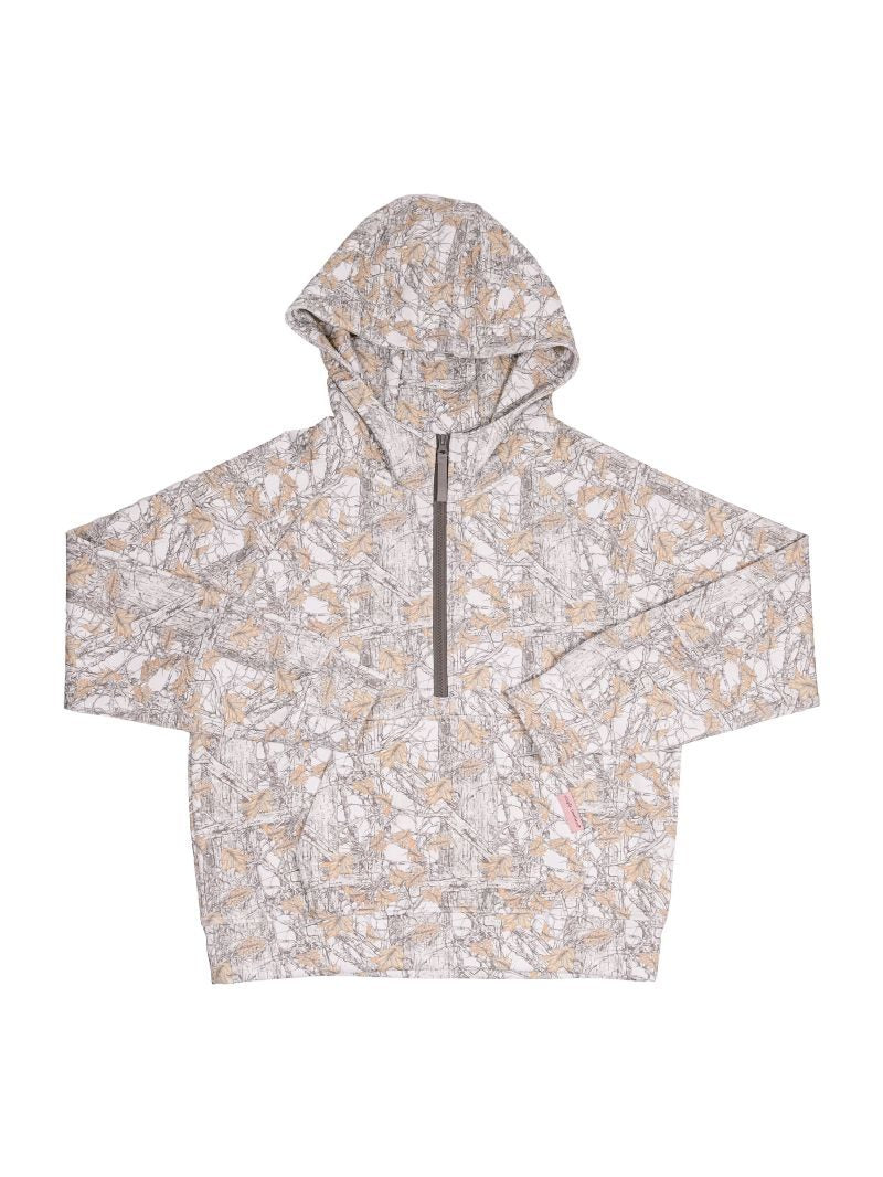 Simply Southern Alara White Camouflage Hoodie Sweatshirt
