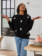 Simply Southern Dilara Ghosts Halloween Crew Sweatshirt