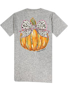Simply Southern Pumpkin with Bow Short Sleeve Graphic T-Shirt