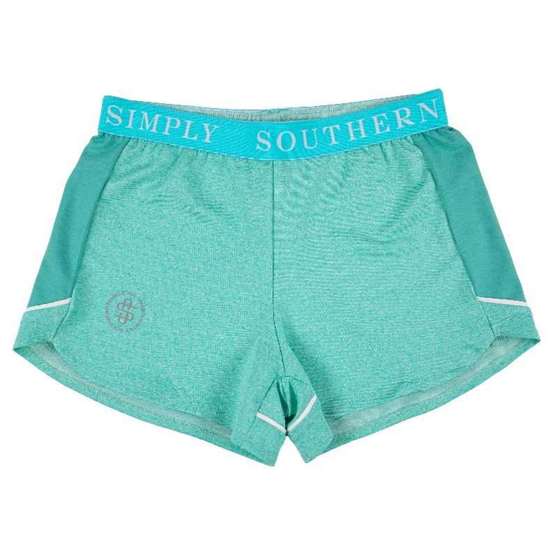 Adult Cheer Shorts by Simply Southern (XS-XXL) - Topaz