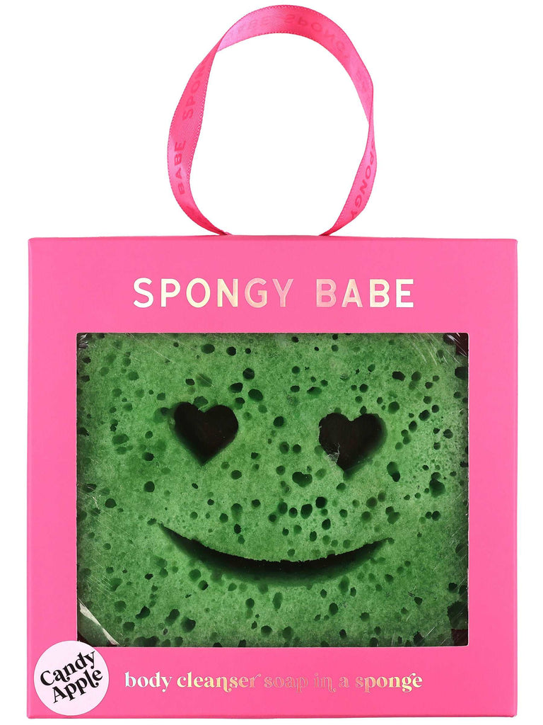 Candy Smiley Face Design Scent Infused Bath Sponge