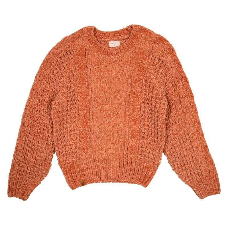 Simply Southern Chenille Chestnut Sweater: Cozy Elegance for Every