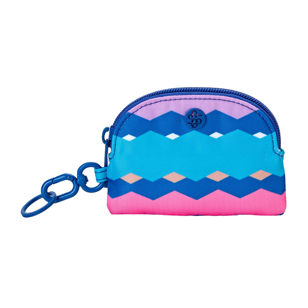 Colorblock Small Pouch Keychain