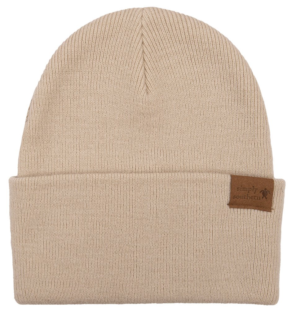 Beanie Hat by Simply Southern - Cream
