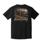 Buck Country Back Porch Apparel Comfort Colors Deer Shirt on white background