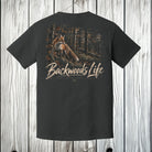 Fox Backwoods Life Back Porch apparel Comfort Colors Pepper shirt