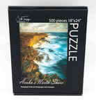 Aruba's North Shore Sunrise - 500 Piece Coastal Majesty Jigsaw Puzzle by Scott Turnmeyer