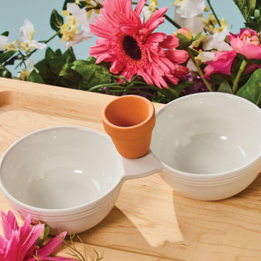 Nora Fleming Double Dipper Bowl