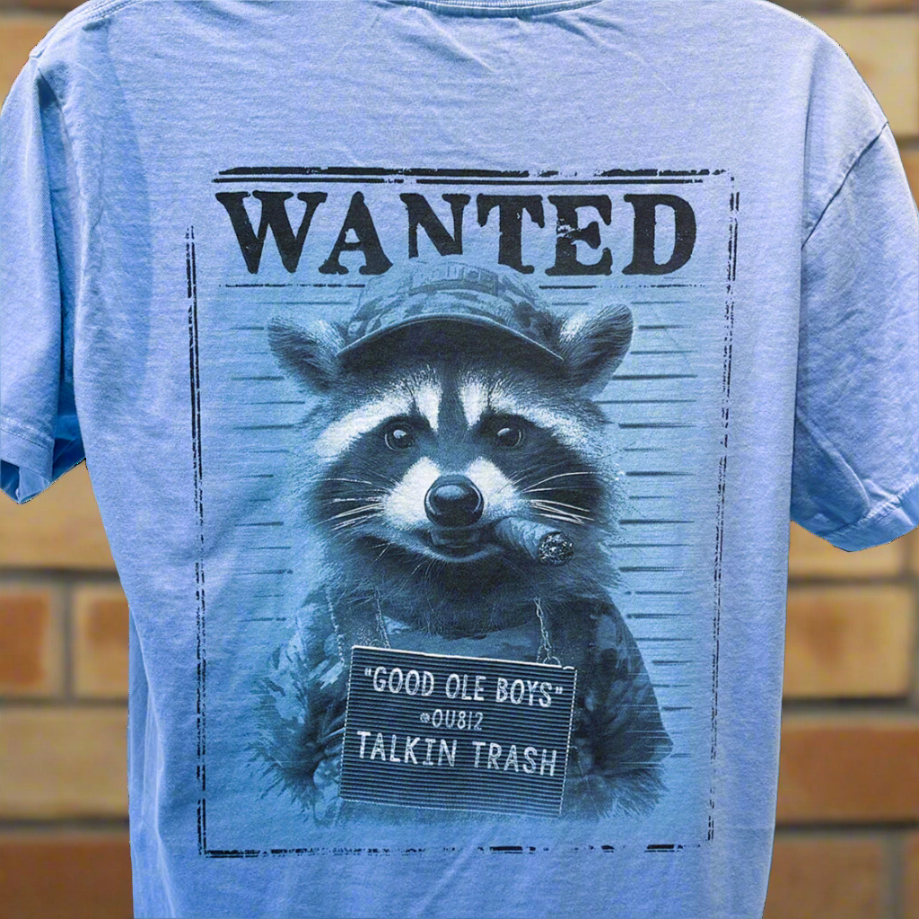 Good Ole Boys Racoon  Comfort Colors Short Sleeve T-Shirt Mens or Womens