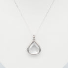Dune Jewelry Heirloom Teardrop Locket Sterling Silver Necklace