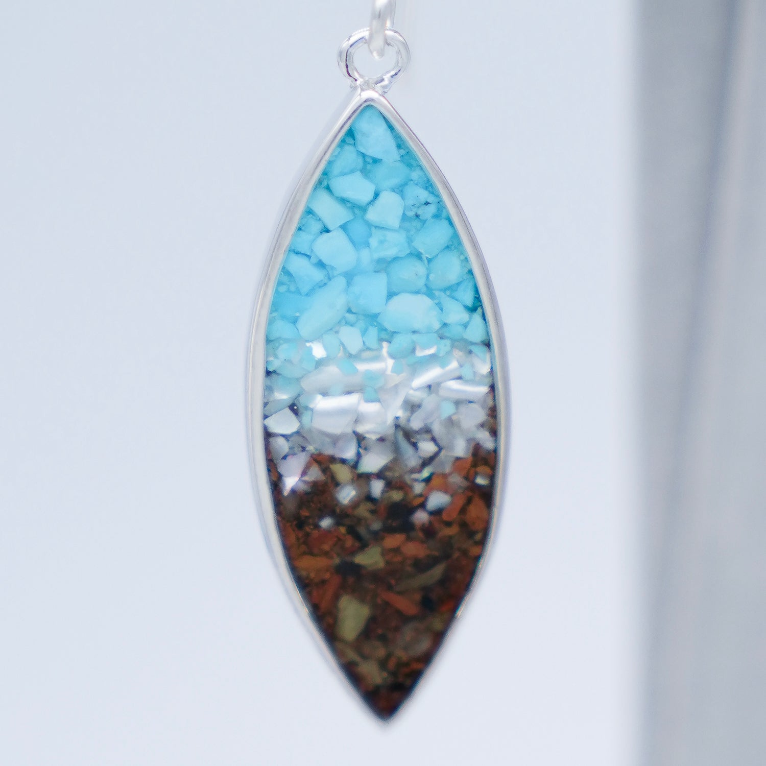 Sterling Silve Marqis Ocean Gradient Earrings