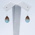 Dune Jewelry Teardrop Sterling Silver and Diamond Earrings