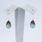 Dune Jewelry Teardrop Sterling Silver and Diamond Earrings