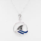 Dune Jewelry Shark Fine Sterling Silver Necklace