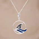 Dune Jewelry Shark Fine Sterling Silver Necklace