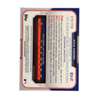 Kyle Tucker 2015 Bowman Chrome 1st Bowman autograph card back showing serial number 195/250