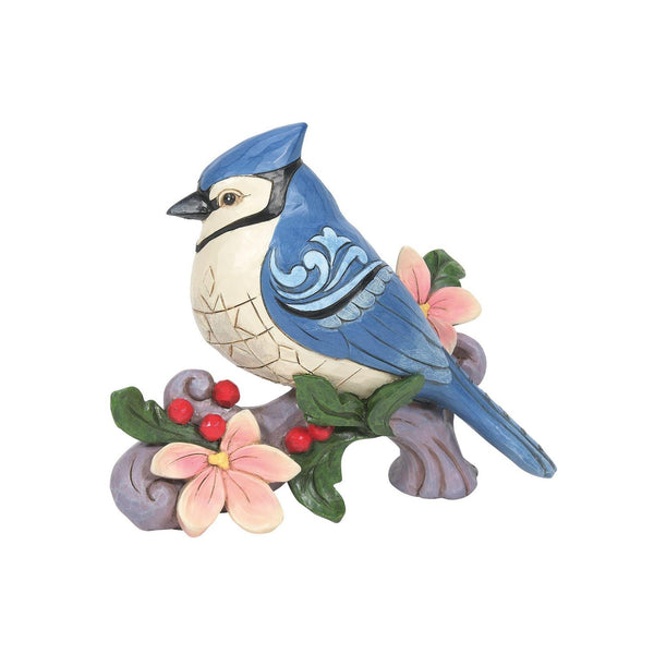Jim Shore Heartwood Creek Blue Jay: Crested in Blue Figurine