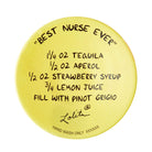 Best Nurse Ever Hand Painted Wine Glass